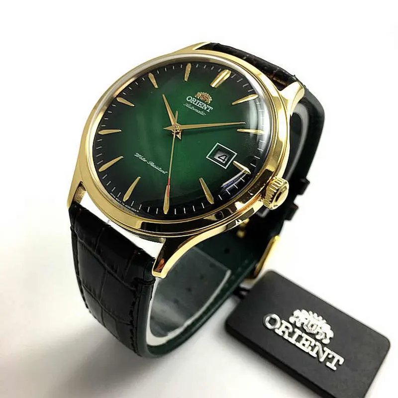 Orient Bambino Version 4 Automatic Green Dial Men's Watch- FAC08002F0